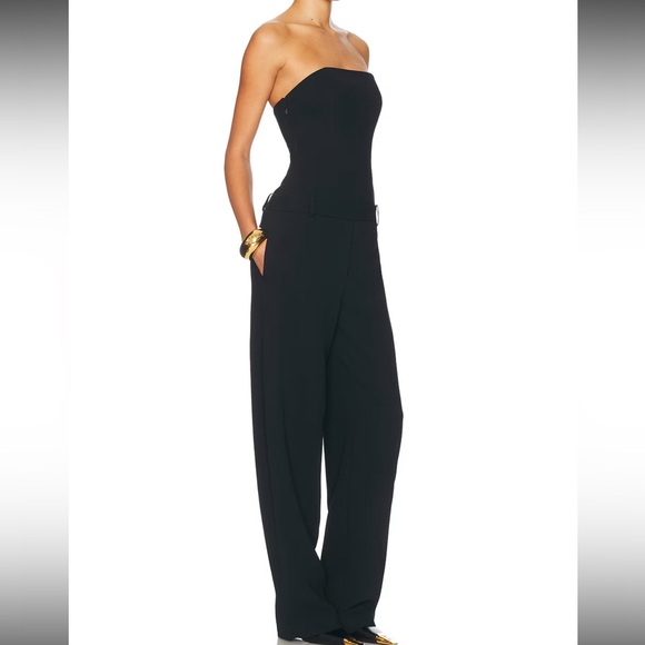 Helsa Pants - HELSA The Heavy Crepe Jumpsuit Small